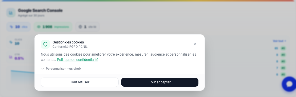 Zolaa — Dashboard — Google Search Console